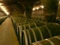 Unsere Weinfaesser im Weinkeller
