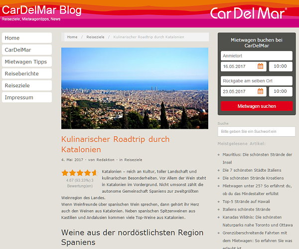 Kulinarischer Roadtrip durch Katalonien