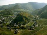 Panorama Blick ber Weingebiet Ahr