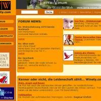 Winety.com - Weinportal mit Marktplatz, Forum und virtuellem Weinbuch